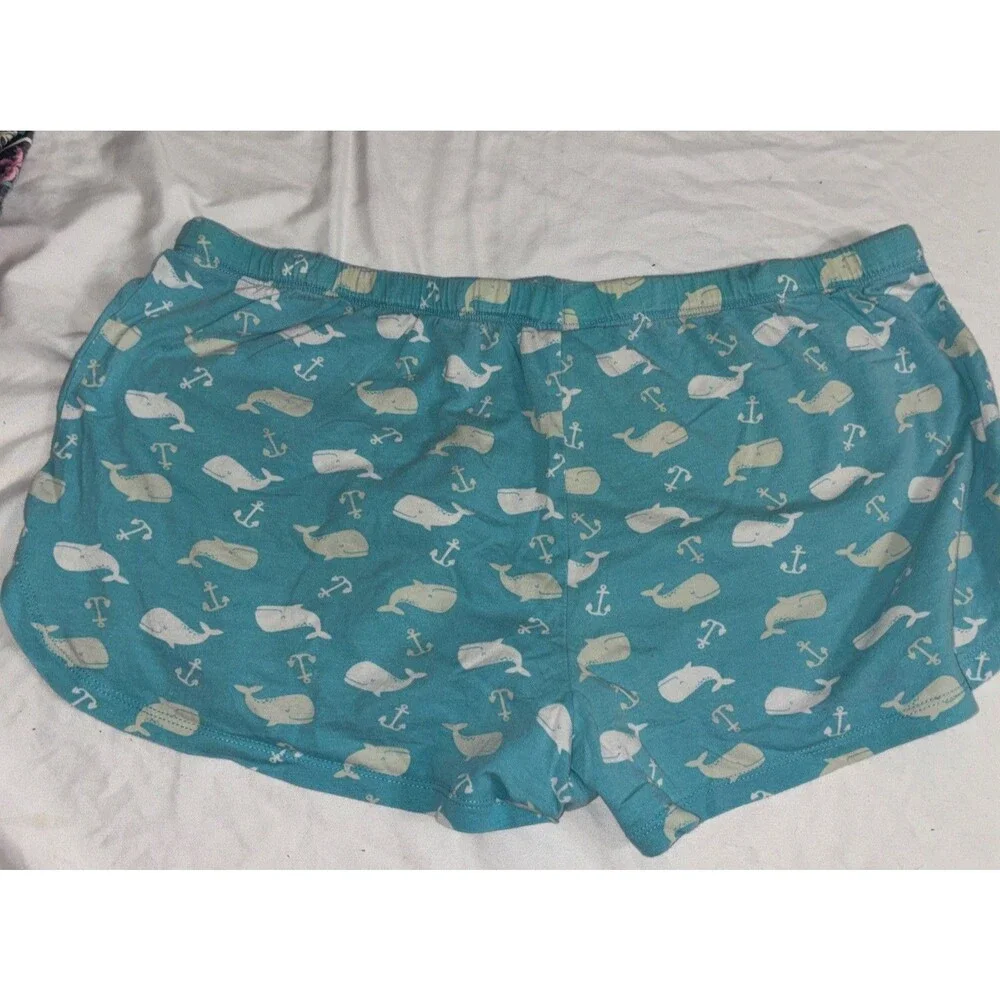 3 Pair Secret Treasure Shorts Loungewear Pajamas Beach Tropical Comfort C